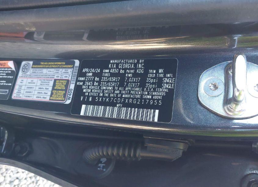 Photo 9 of 2024 Kia Sportage X-PRO PRESTIGE (VIN 5XYK7CDFXRG217955)