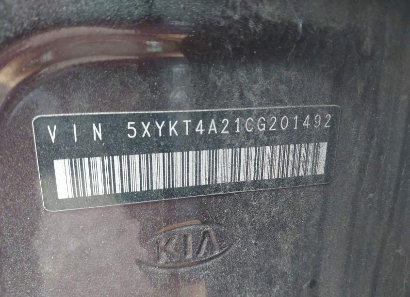 Photo 9 of 2012 Kia Sorento LX V6 (VIN 5XYKT4A21CG201492)