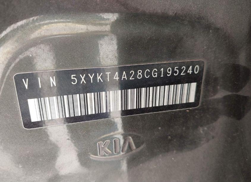 Photo 9 of 2012 Kia Sorento LX V6 (VIN 5XYKT4A28CG195240)