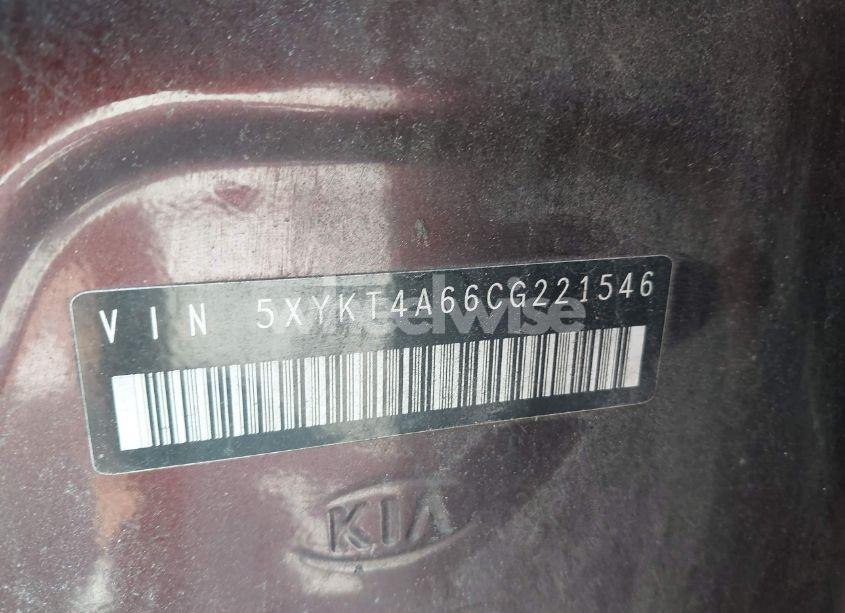 Photo 9 of 2012 Kia Sorento LX (VIN 5XYKT4A66CG221546)