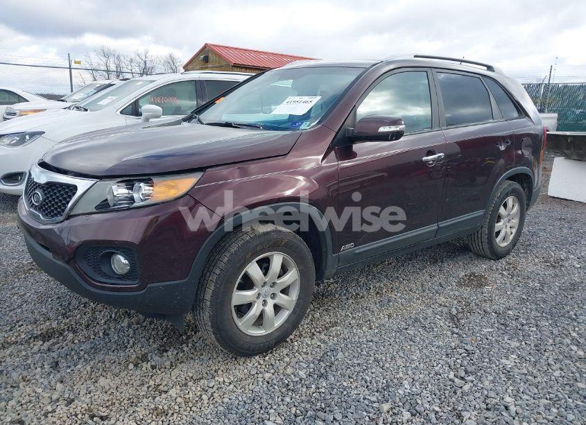 Photo 2 of 2011 Kia Sorento LX (VIN 5XYKTCA10BG112609)