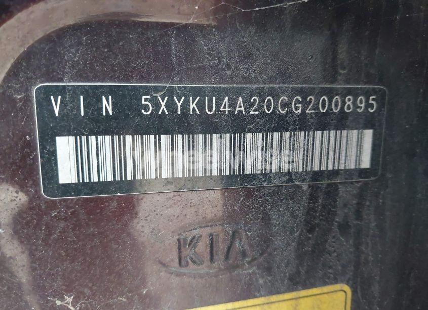 Photo 9 of 2012 Kia Sorento EX V6 (VIN 5XYKU4A20CG200895)