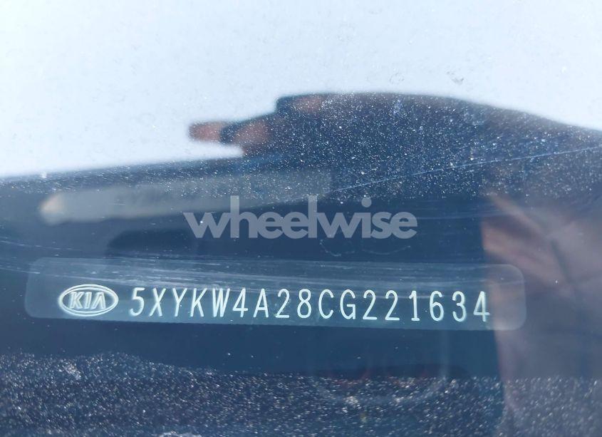 Photo 9 of 2012 Kia Sorento SX V6 (VIN 5XYKW4A28CG221634)