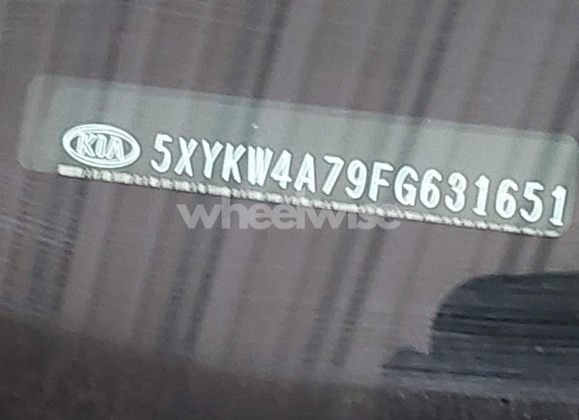 Photo 9 of 2015 Kia Sorento SX V6 (VIN 5XYKW4A79FG631651)