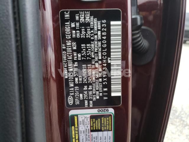 Photo 9 of 2020 KIA TELLURIDE EX (VIN 5XYP34HC0LG048236)