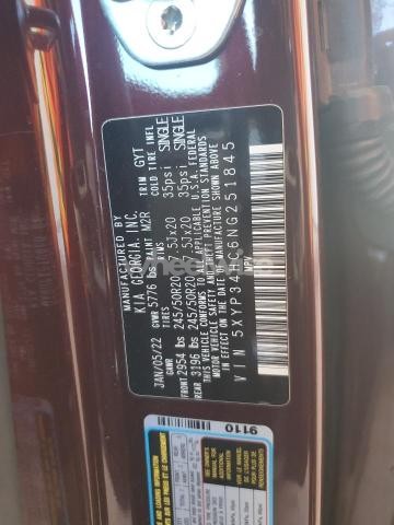 Photo 11 of 2022 KIA TELLURIDE EX (VIN 5XYP34HC6NG251845)