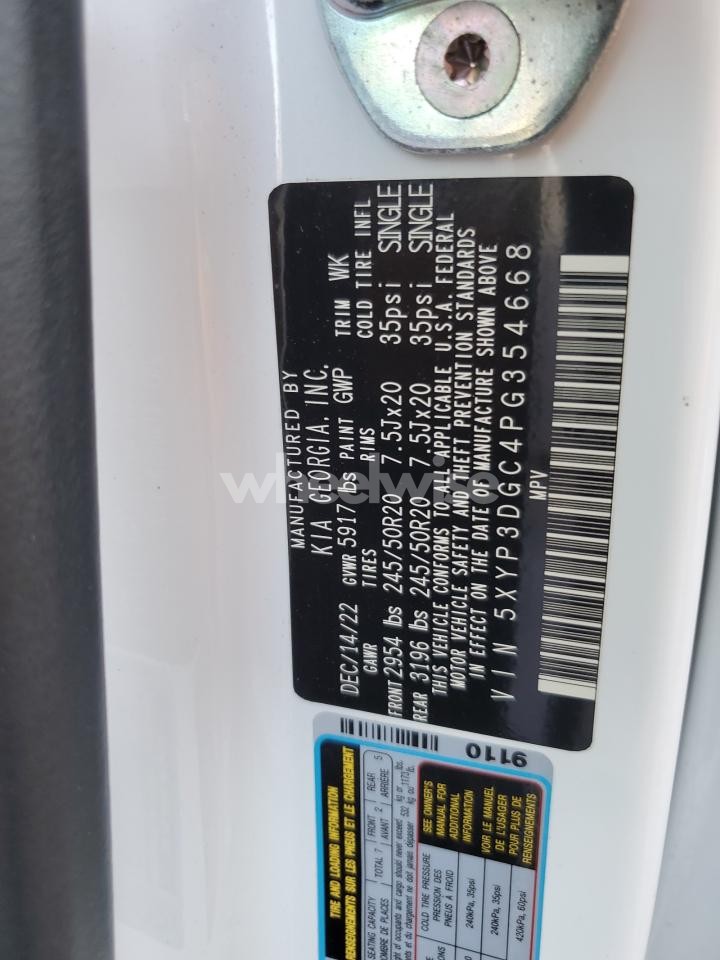 Photo 13 of 2023 KIA TELLURIDE EX (VIN 5XYP3DGC4PG354668)