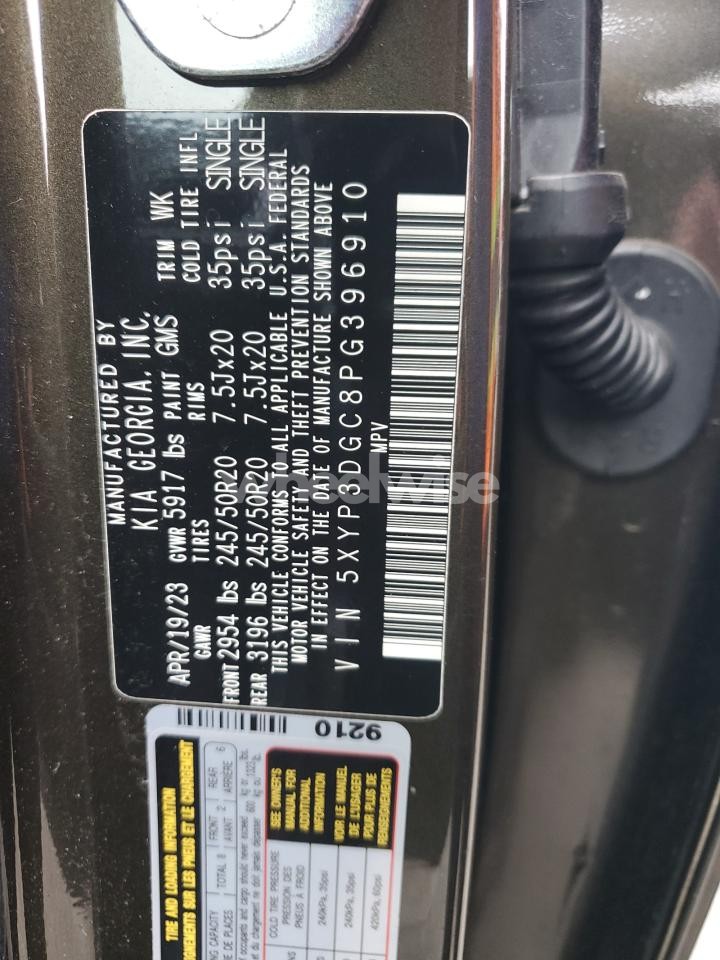 Photo 13 of 2023 KIA TELLURIDE EX (VIN 5XYP3DGC8PG396910)