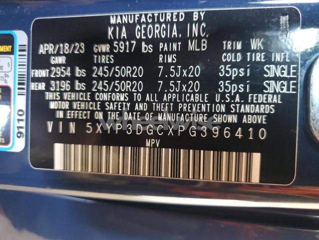 Photo 5 of 2023 KIA TELLURIDE EX (VIN 5XYP3DGCXPG396410)