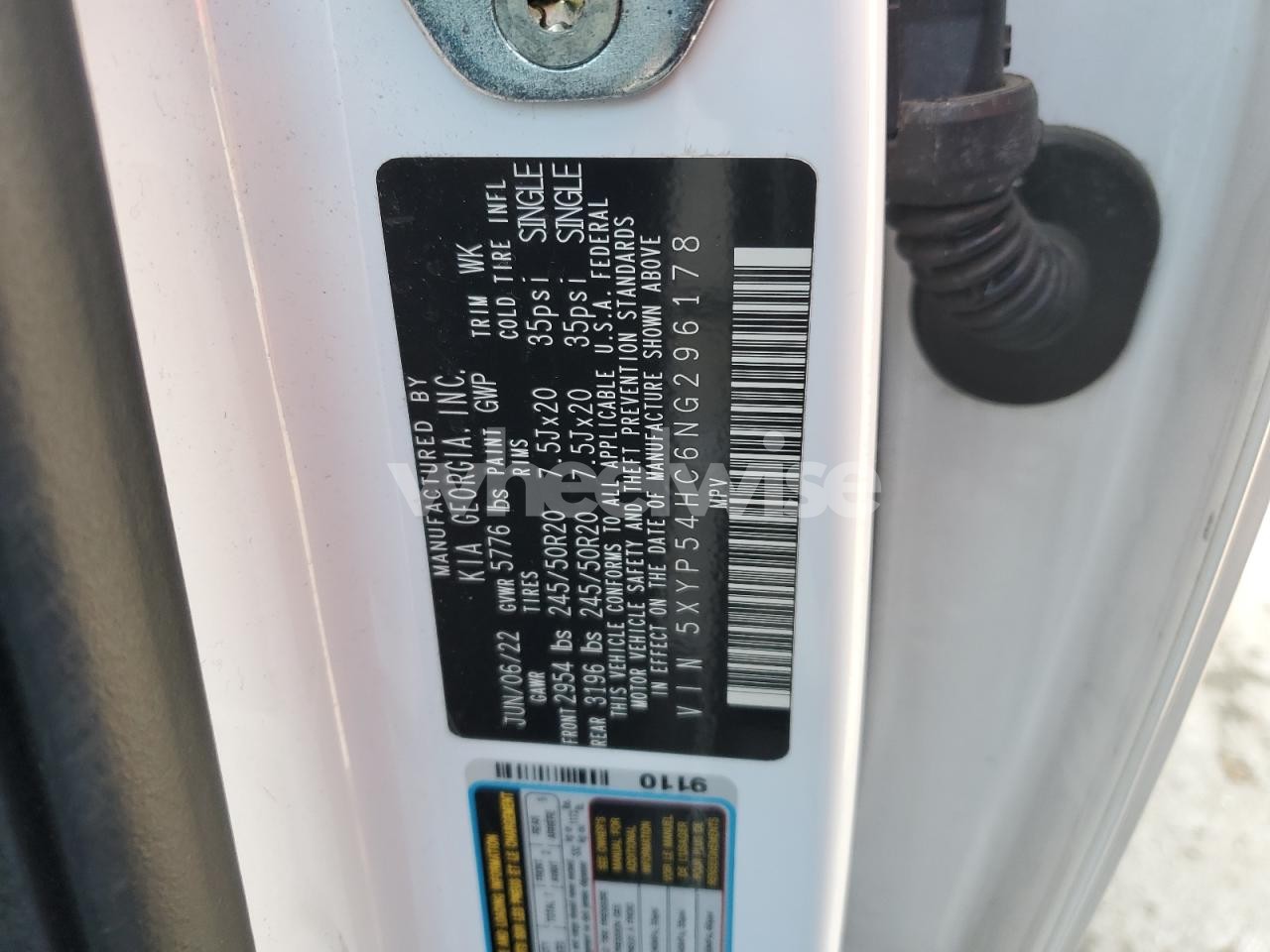 Photo 13 of 2022 KIA TELLURIDE SX (VIN 5XYP54HC6NG296178)