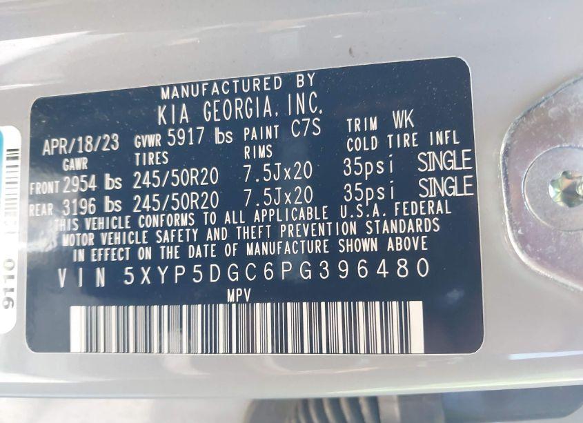 Photo 9 of 2023 Kia Telluride SX PRESTIGE X-LINE (VIN 5XYP5DGC6PG396480)