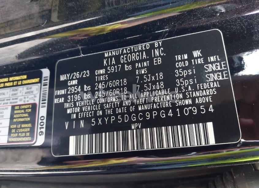 Photo 9 of 2023 Kia Telluride SX PRESTIGE X-PRO (VIN 5XYP5DGC9PG410954)