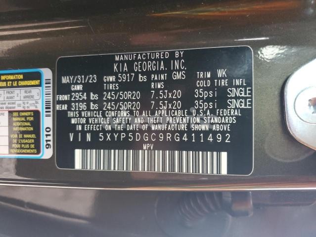 Photo 10 of 2024 KIA TELLURIDE SX (VIN 5XYP5DGC9RG411492)