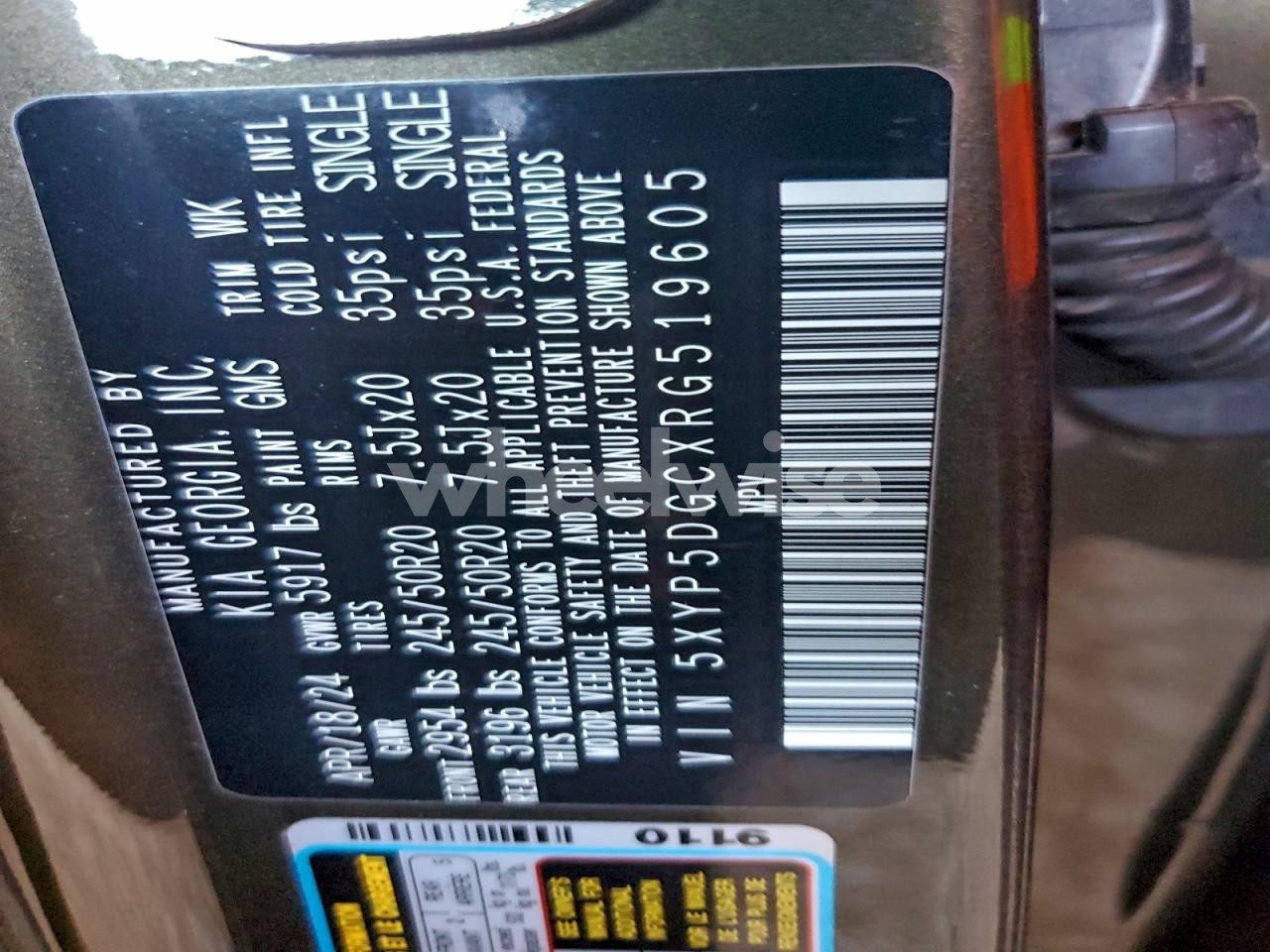 Photo 12 of 2024 KIA TELLURIDE SX (VIN 5XYP5DGCXRG519605)