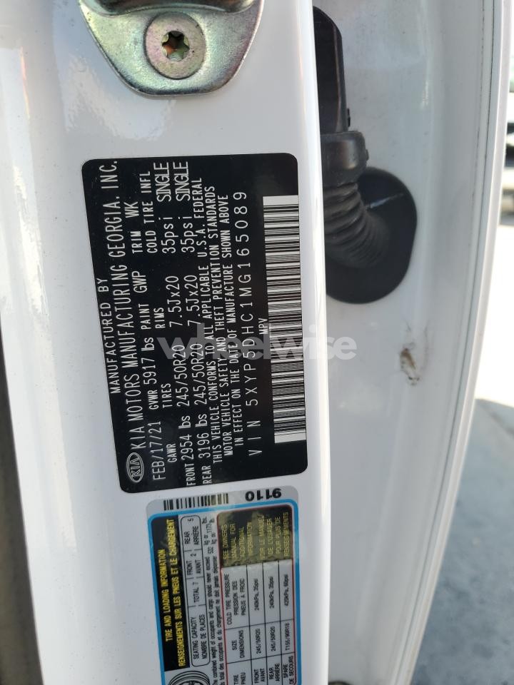 Photo 14 of 2021 KIA TELLURIDE SX (VIN 5XYP5DHC1MG165089)