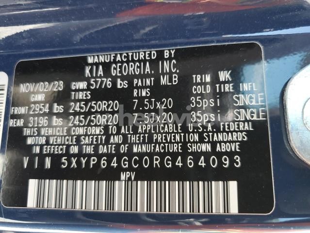 Photo 8 of 2024 KIA TELLURIDE S (VIN 5XYP64GC0RG464093)