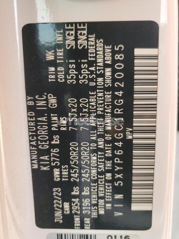 Photo 10 of 2024 KIA TELLURIDE S (VIN 5XYP64GC1RG420085)