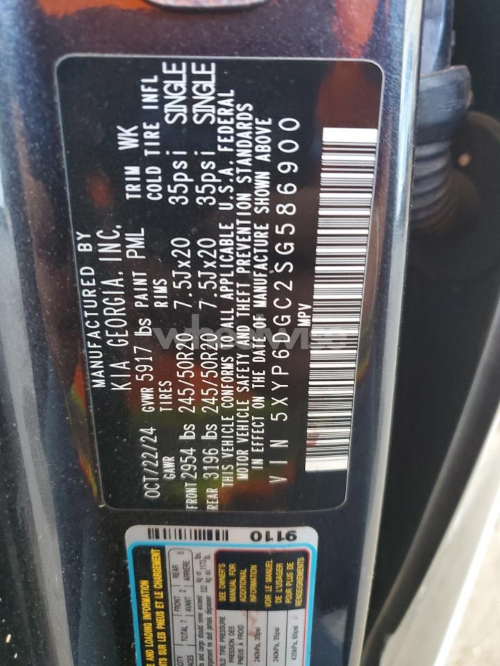 Photo 14 of 2025 KIA TELLURIDE S (VIN 5XYP6DGC2SG586900)