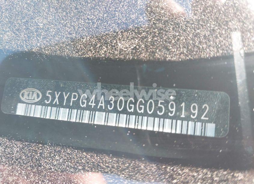 Photo 9 of 2016 Kia Sorento 2.4L LX (VIN 5XYPG4A30GG059192)