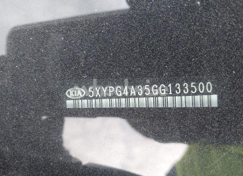 Photo 9 of 2016 Kia Sorento 2.4L LX (VIN 5XYPG4A35GG133500)