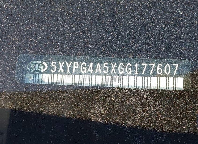 Photo 9 of 2016 Kia Sorento 3.3L LX (VIN 5XYPG4A5XGG177607)