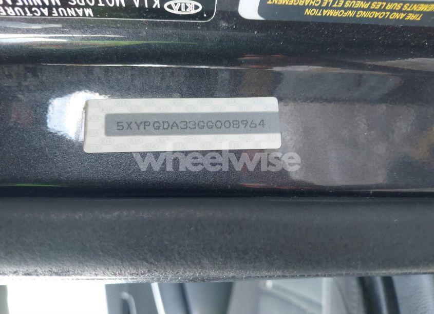 Photo 9 of 2016 Kia Sorento 2.4L LX (VIN 5XYPGDA33GG008964)