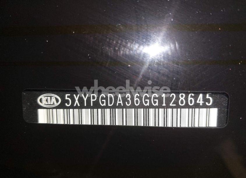 Photo 9 of 2016 Kia Sorento 2.4L LX (VIN 5XYPGDA36GG128645)