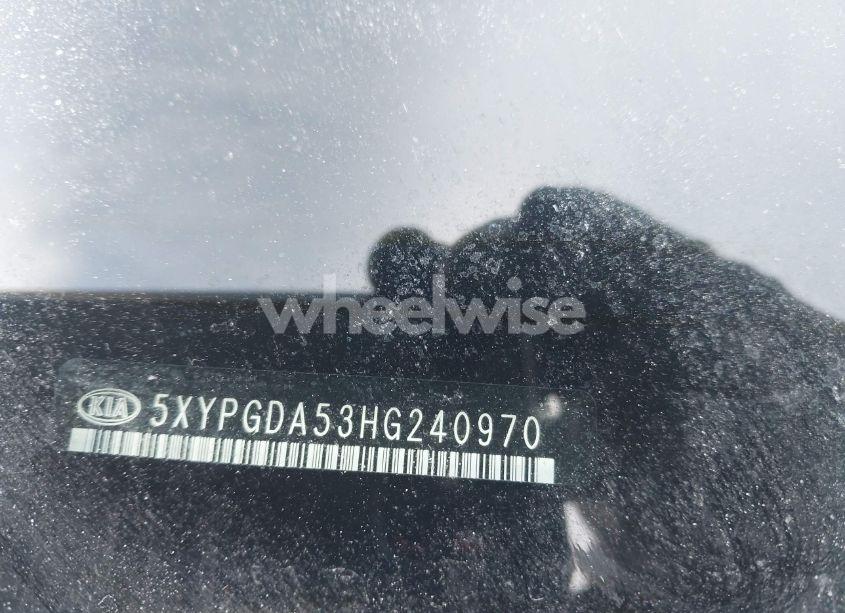 Photo 12 of 2017 Kia Sorento 3.3L LX (VIN 5XYPGDA53HG240970)