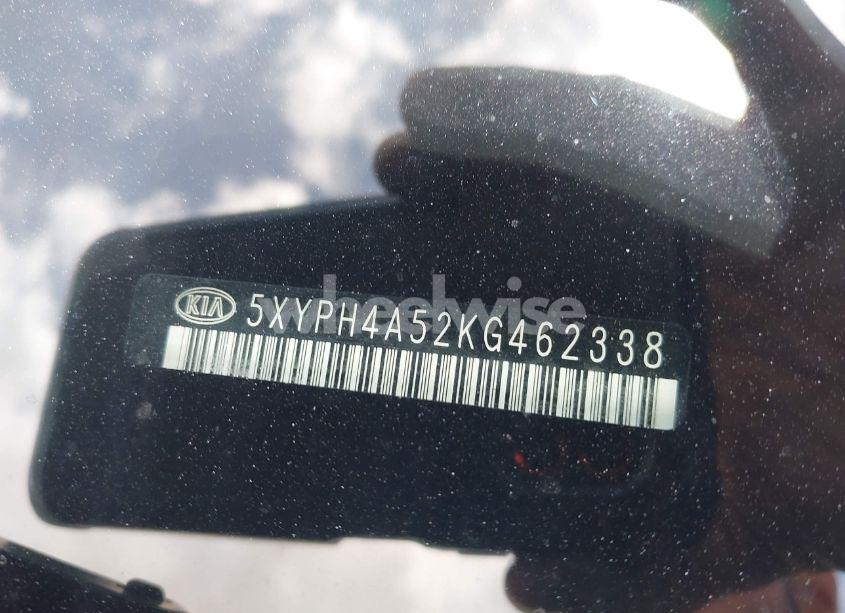 Photo 9 of 2019 Kia Sorento 3.3L EX (VIN 5XYPH4A52KG462338)