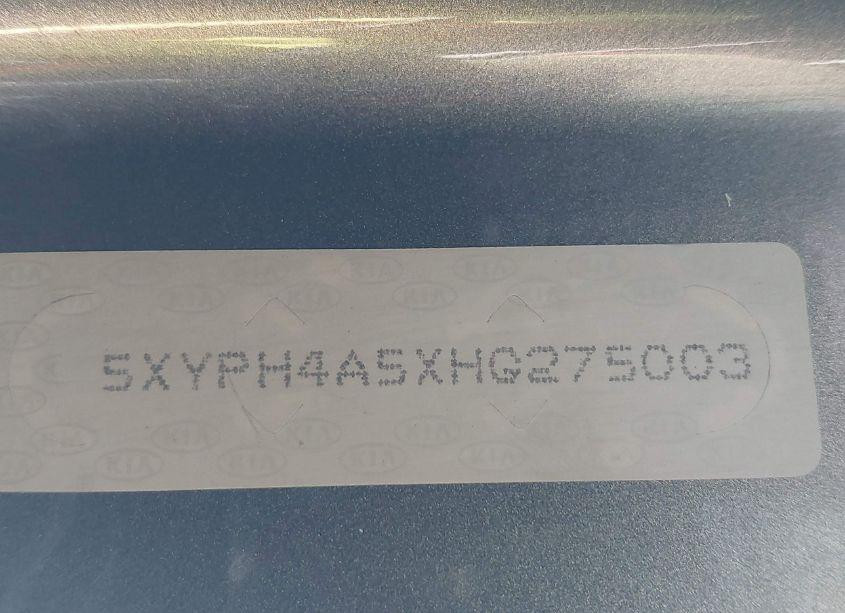 Photo 9 of 2017 Kia Sorento 3.3L EX (VIN 5XYPH4A5XHG275003)