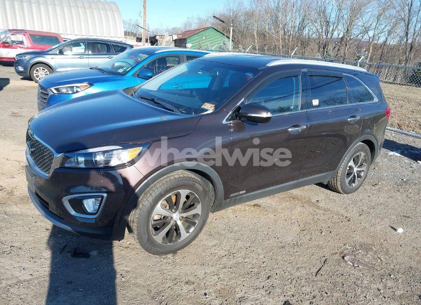 Photo 2 of 2016 Kia Sorento 3.3L EX (VIN 5XYPHDA57GG121749)