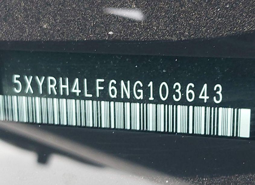 Photo 9 of 2022 Kia Sorento EX (VIN 5XYRH4LF6NG103643)