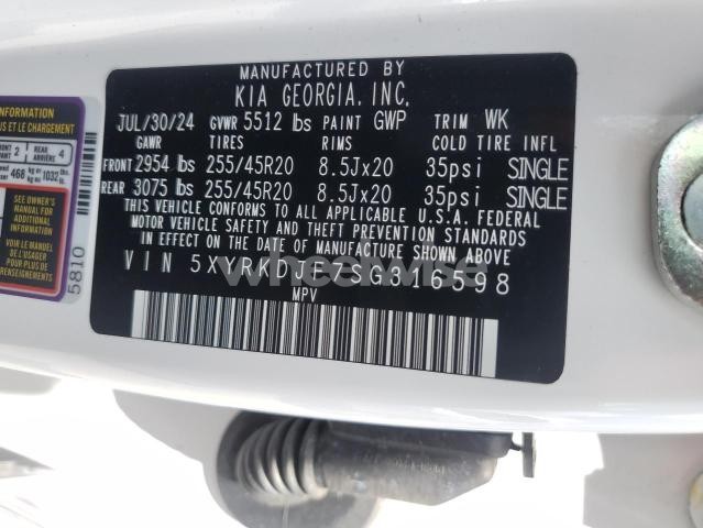 Photo 7 of 2025 KIA SORENTO SX (VIN 5XYRKDJF7SG316598)