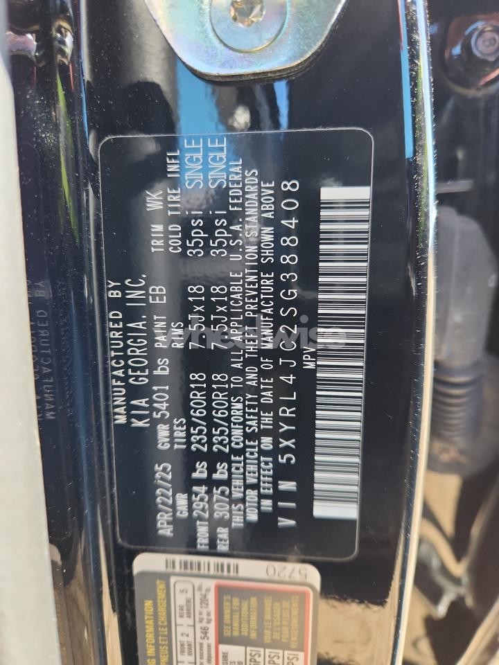 Photo 13 of 2025 KIA SORENTO S (VIN 5XYRL4JC2SG388408)