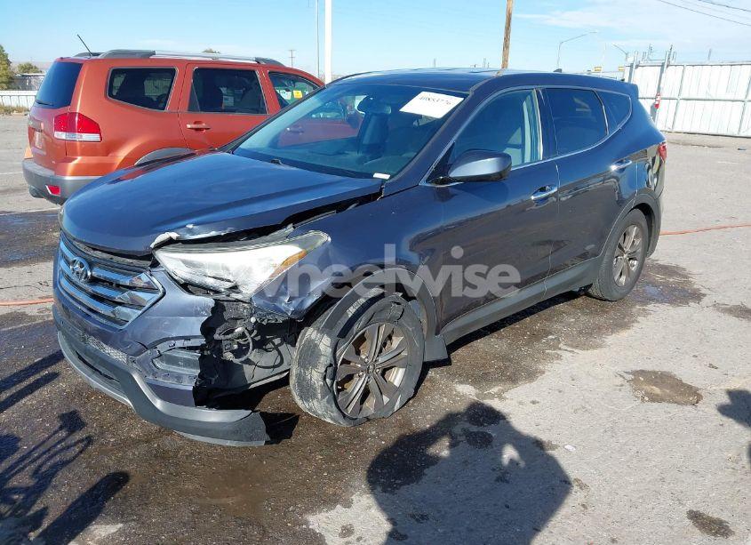 Photo 2 of 2014 Hyundai Santa FE SPORT 2.4L (VIN 5XYZT3LB0EG124347)