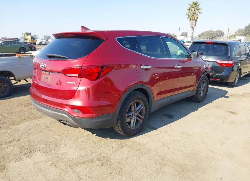 Photo 4 of 2017 Hyundai Santa FE SPORT 2.4L (VIN 5XYZT3LB0HG432610)