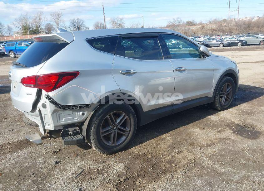 Photo 4 of 2017 Hyundai Santa FE SPORT 2.4L (VIN 5XYZT3LB0HG472704)