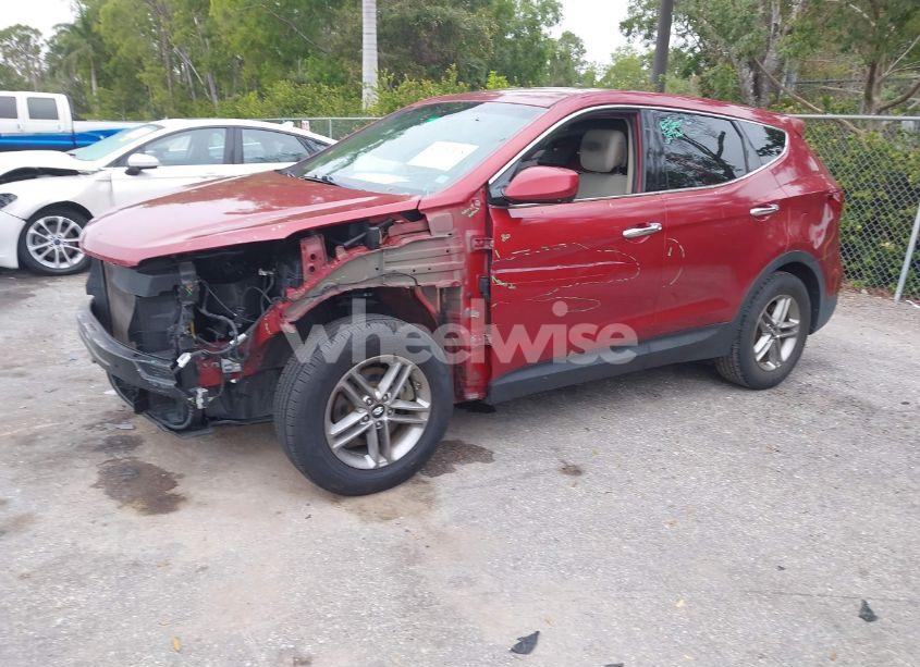 Photo 2 of 2018 Hyundai Santa FE SPORT 2.4L (VIN 5XYZT3LB0JG542420)