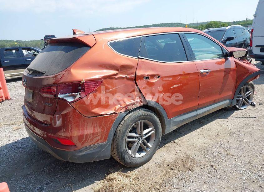Photo 4 of 2017 Hyundai Santa FE SPORT 2.4L (VIN 5XYZT3LB2HG451353)
