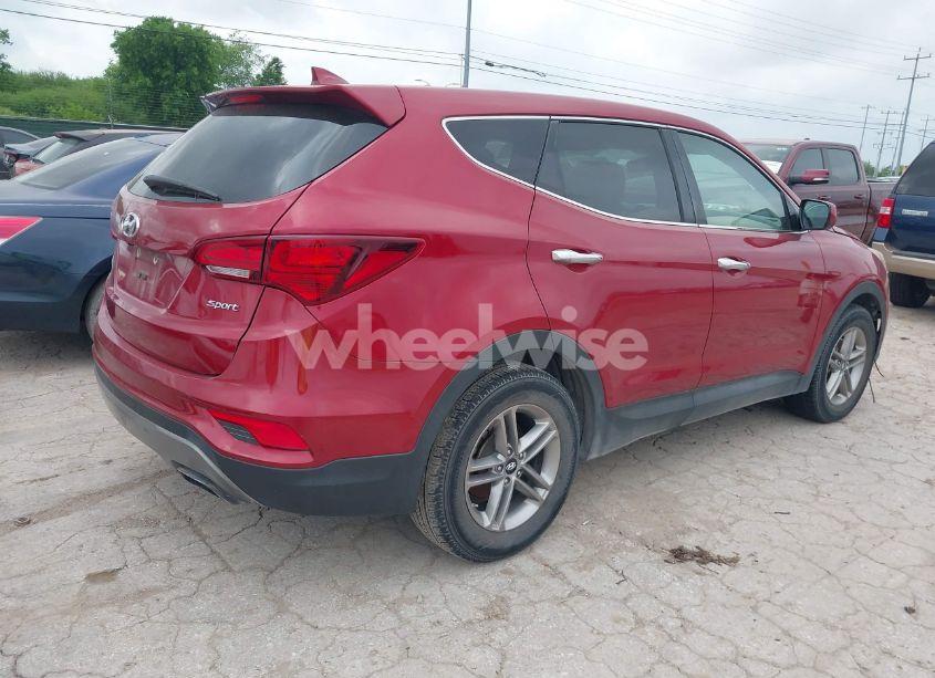 Photo 4 of 2017 Hyundai Santa FE SPORT 2.4L (VIN 5XYZT3LB2HG486569)