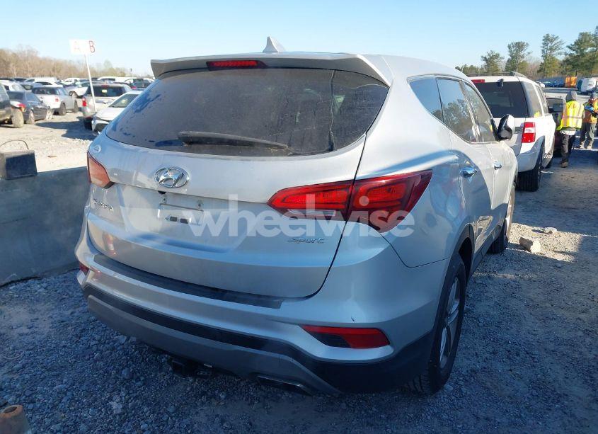 Photo 4 of 2017 Hyundai Santa FE SPORT 2.4L (VIN 5XYZT3LB3HG398971)