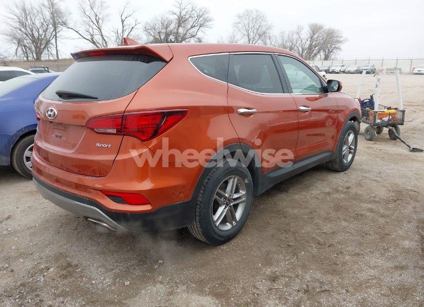Photo 4 of 2017 Hyundai Santa FE SPORT 2.4L (VIN 5XYZT3LB3HG498472)