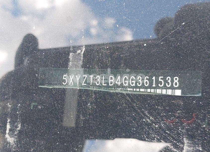 Photo 9 of 2016 Hyundai Santa FE SPORT 2.4L (VIN 5XYZT3LB4GG361538)