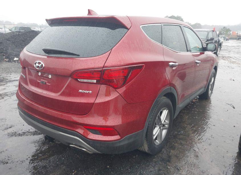 Photo 4 of 2017 Hyundai Santa FE SPORT 2.4L (VIN 5XYZT3LB4HG435929)