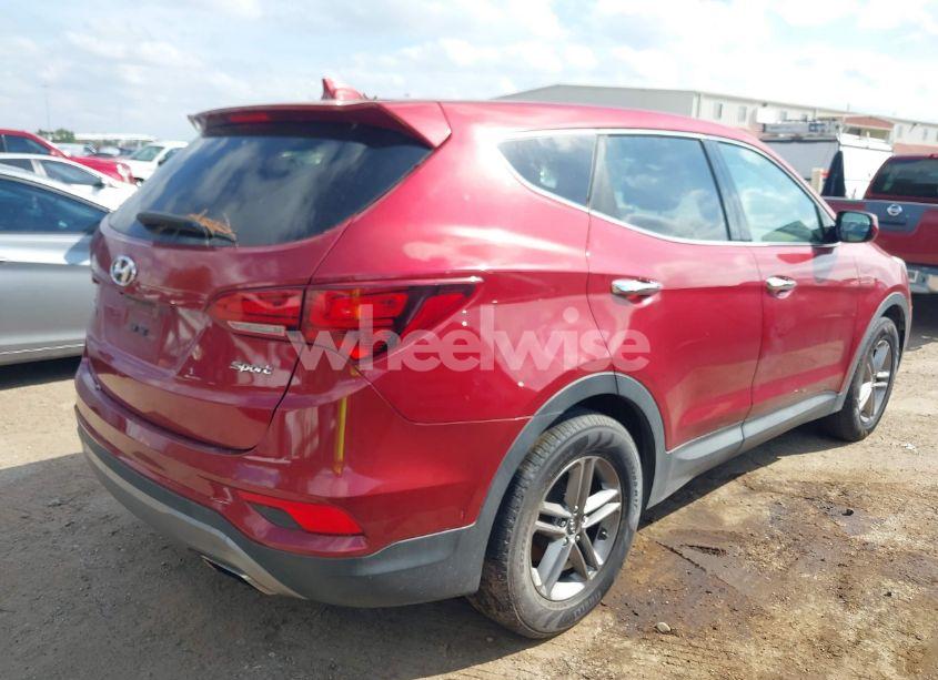 Photo 4 of 2017 Hyundai Santa FE SPORT 2.4L (VIN 5XYZT3LB8HG397248)