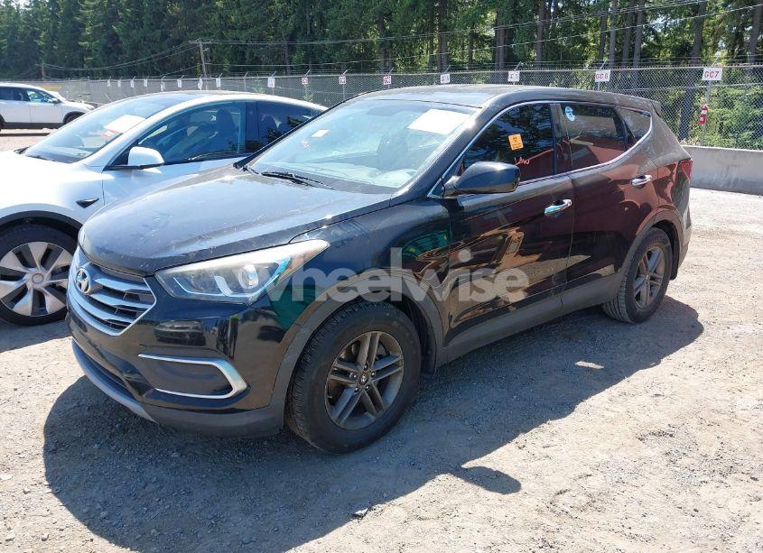 Photo 2 of 2018 Hyundai Santa FE SPORT 2.4L (VIN 5XYZT3LB9JG550581)