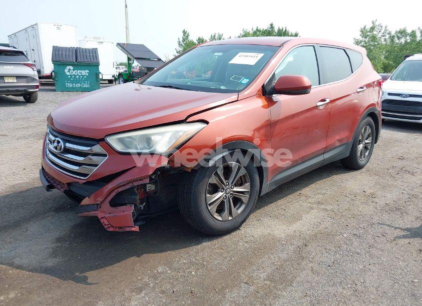 Photo 2 of 2014 Hyundai Santa FE SPORT 2.4L (VIN 5XYZTDLB0EG208769)