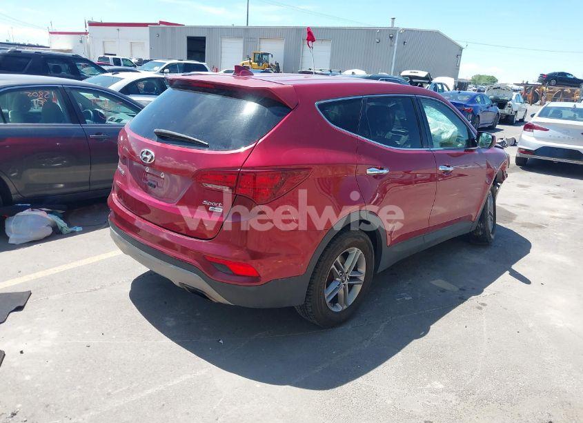 Photo 4 of 2017 Hyundai Santa FE SPORT 2.4L (VIN 5XYZTDLB1HG466089)