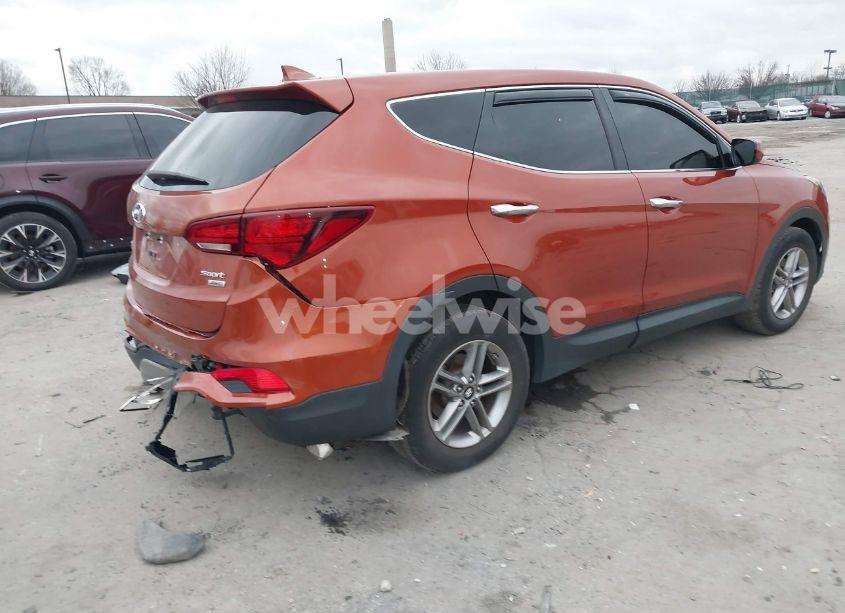 Photo 4 of 2017 Hyundai Santa FE SPORT 2.4L (VIN 5XYZTDLB1HG477318)