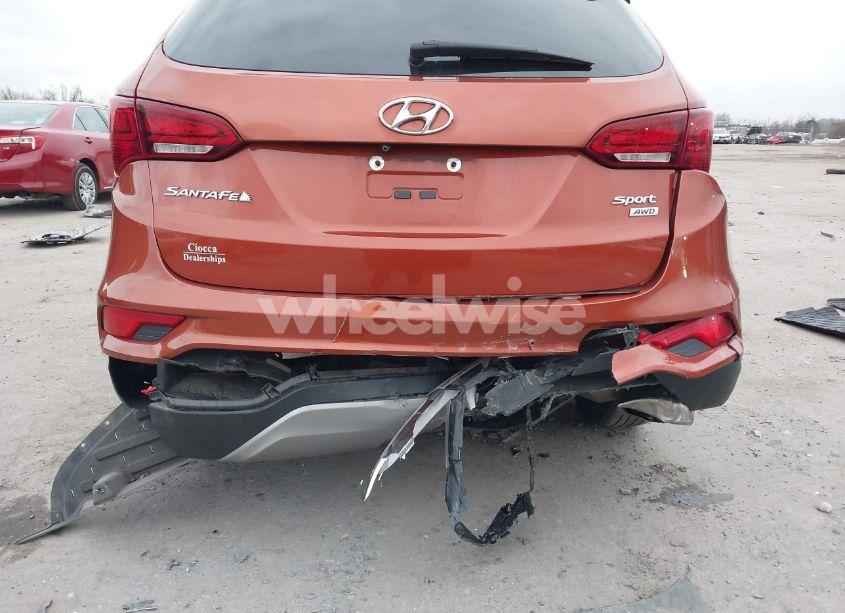 Photo 6 of 2017 Hyundai Santa FE SPORT 2.4L (VIN 5XYZTDLB1HG477318)